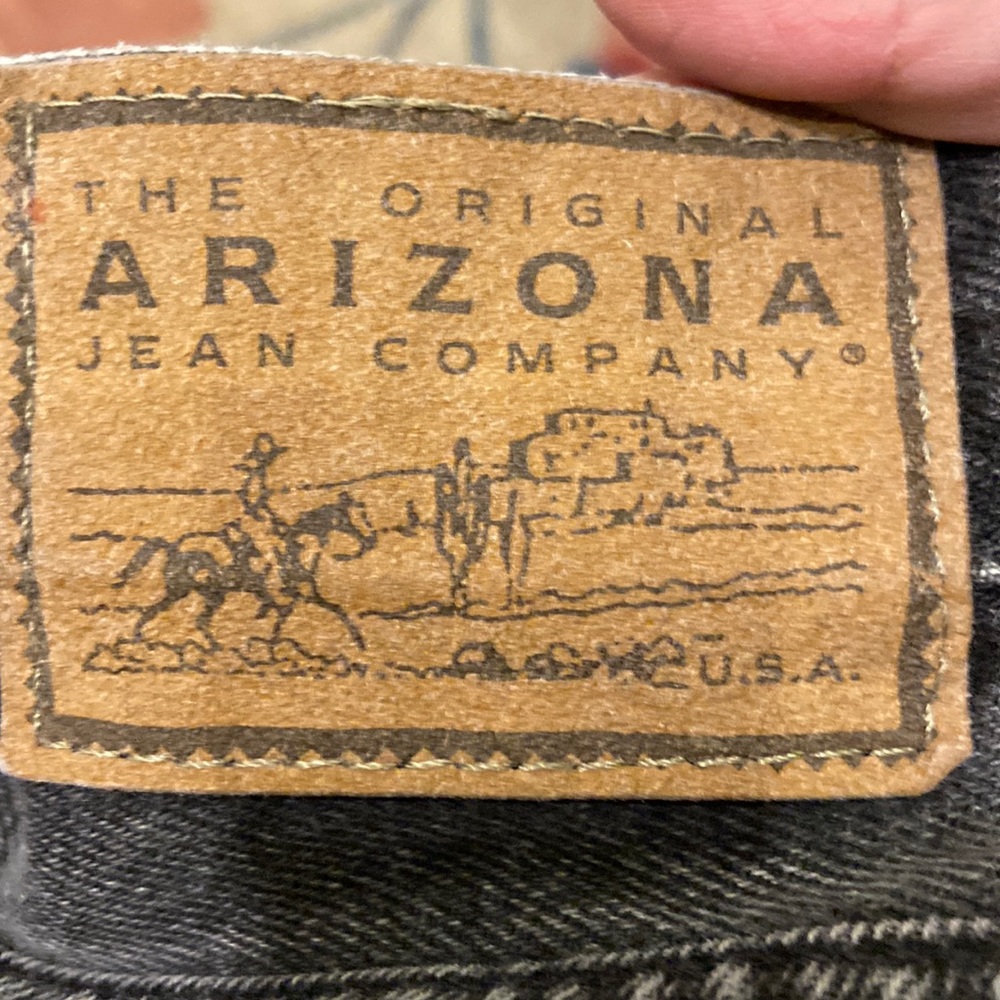W34 L34 Men’s Blackwashed Arizona Jeans